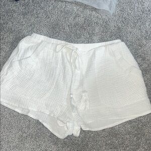 Altar’d State Women's White Casual Shorts